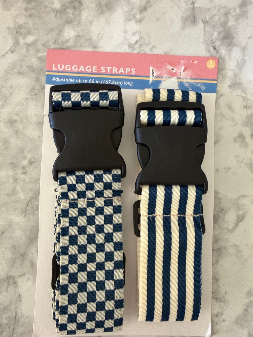 Luggage Straps - Adjustable Travel Set of 2